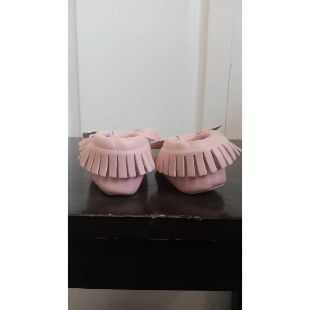 Romirus Baby‎ girl pink moccasins shoes